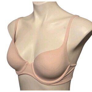 Victoria Secret Bra Women 34C Body By Victoria Lined Demi Light Pink